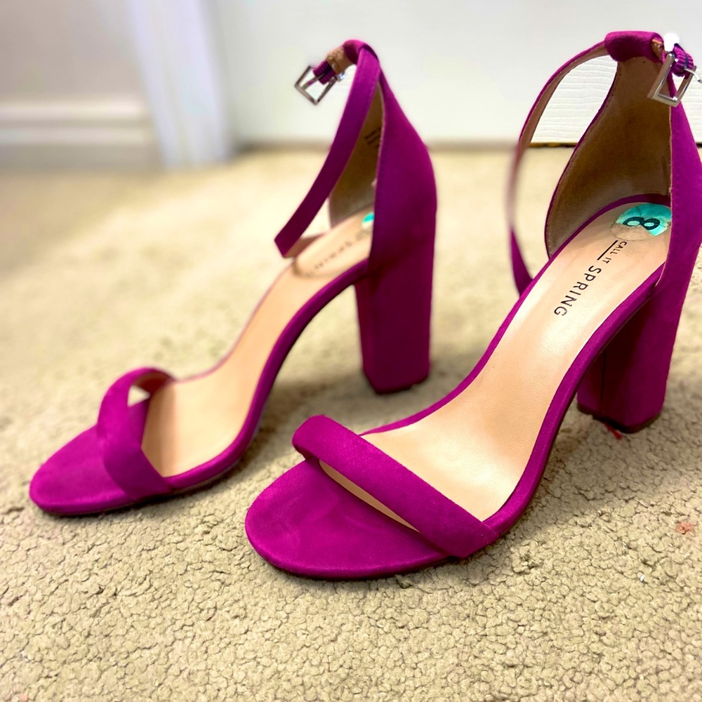 Call it spring pink sandals 8.5